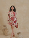 Jude Red Floral Mini Dress