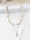 Pearl Multi Layer Chain