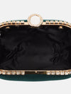 Party Clutch With Studded Metal Frame