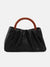 Minaudiere Bags With Pleated Faux Leather