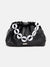 Beautiful Pouch Bag With Stunning Chain Handle