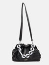 Beautiful Pouch Bag With Stunning Chain Handle