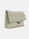 Shoulder Bag With Unique Quilted Exterior