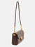 Rectangular Sling Bag Has Structured Flap Style