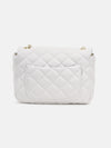 Quilted Shoulder Bag With Chain