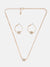 Swarovski Chain Pendant With Earrings