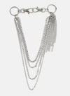 Mutilayer Jeans Chain With Metal Tassel