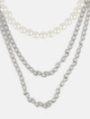 Multilayer Jeans Chain With Pearls