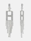 Rhinestone Tassels Earrings