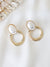 Pearl Circular  Drops Earrings