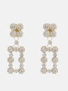 Stones Studded Blossom Earrings