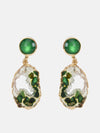 Statement Emerald Earrings