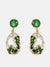 Statement Emerald Earrings