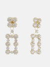 Stones Studded Blossom Earrings