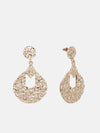 Textuted Ear Drops Earrings