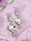 Mixed Heart Shape Crystal Earrings