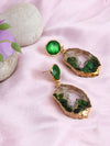 Statement Emerald Earrings