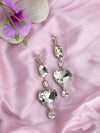 Mixed Heart Shape Crystal Earrings