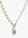 Pearl Necklace With Diamond Pendant