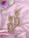 Stones Studded Blossom Earrings