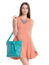 S/L Structered Fab Skater Dress