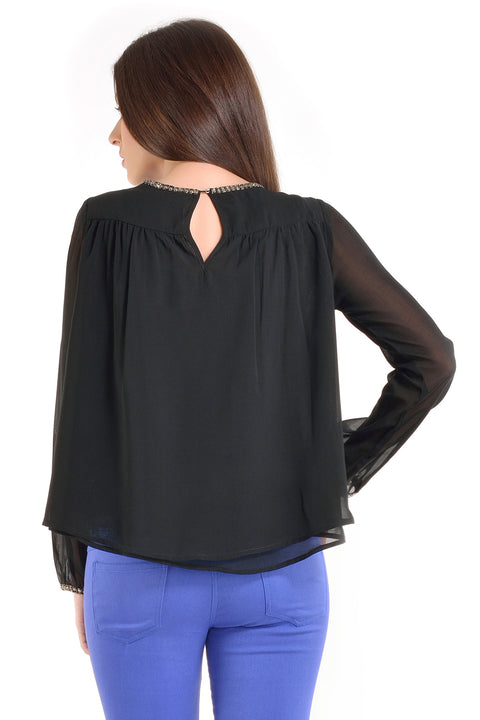 Daphy Front Cut Out Top