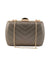 Emily Light Brown Faux Leather Clutch