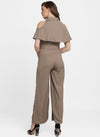 Adriana V Neck Overlay Jumpsuit