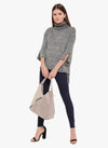 Fair Maiden Hi Neck Boxy Fit Sweater