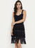 Sleeveless Dress With Sequins Fringes