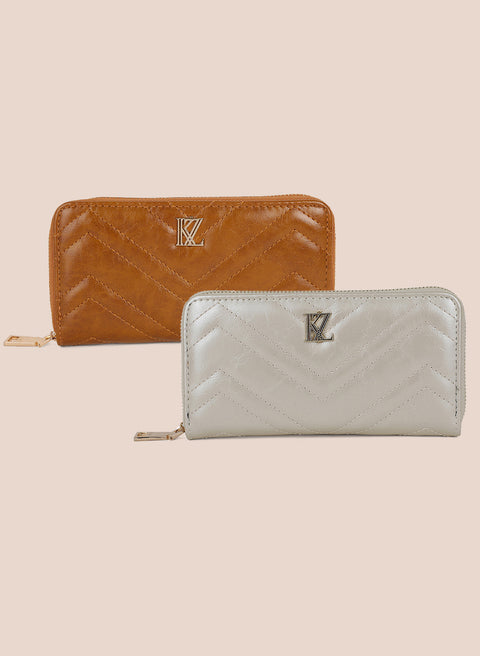 Quilted Wallet Set