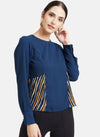 Side Printed Paneled Top