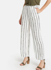 White And Black Stripe Trouser