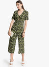 Polka Dot Snake Print Jumpsuit