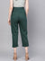 Green Colored Loose Fit Trouser