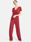 Cowl Overlay Jumpsuit