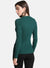 Band Neck Pullover With Mesh