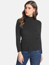 Lurex High Neck Pullover