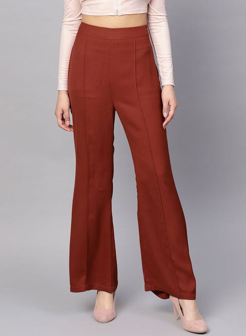 Trouser With Pintuck Detailing
