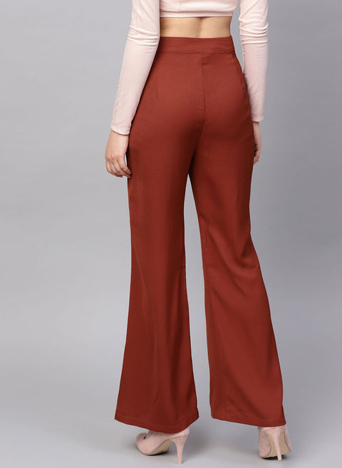 Trouser With Pintuck Detailing