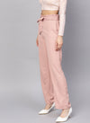 Trouser With Waist Tie Up