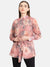 Floral Printed Tunic With Embellishment