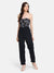 Tube Jumpsuit With Floral Print Lace