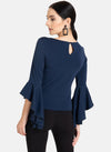 Flared Sleeves Top