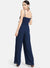 Strappy Jumpsuit With Waist Tie-Up