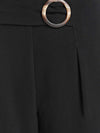 Black Trouser With Ring At Front