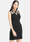 Black Pin Stripe Dress