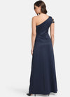 One-Shoulder Maxi Dress With Embellished Straps