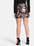 Camo Sequin Mini Skirt