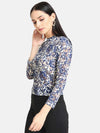 Printed Lace Top